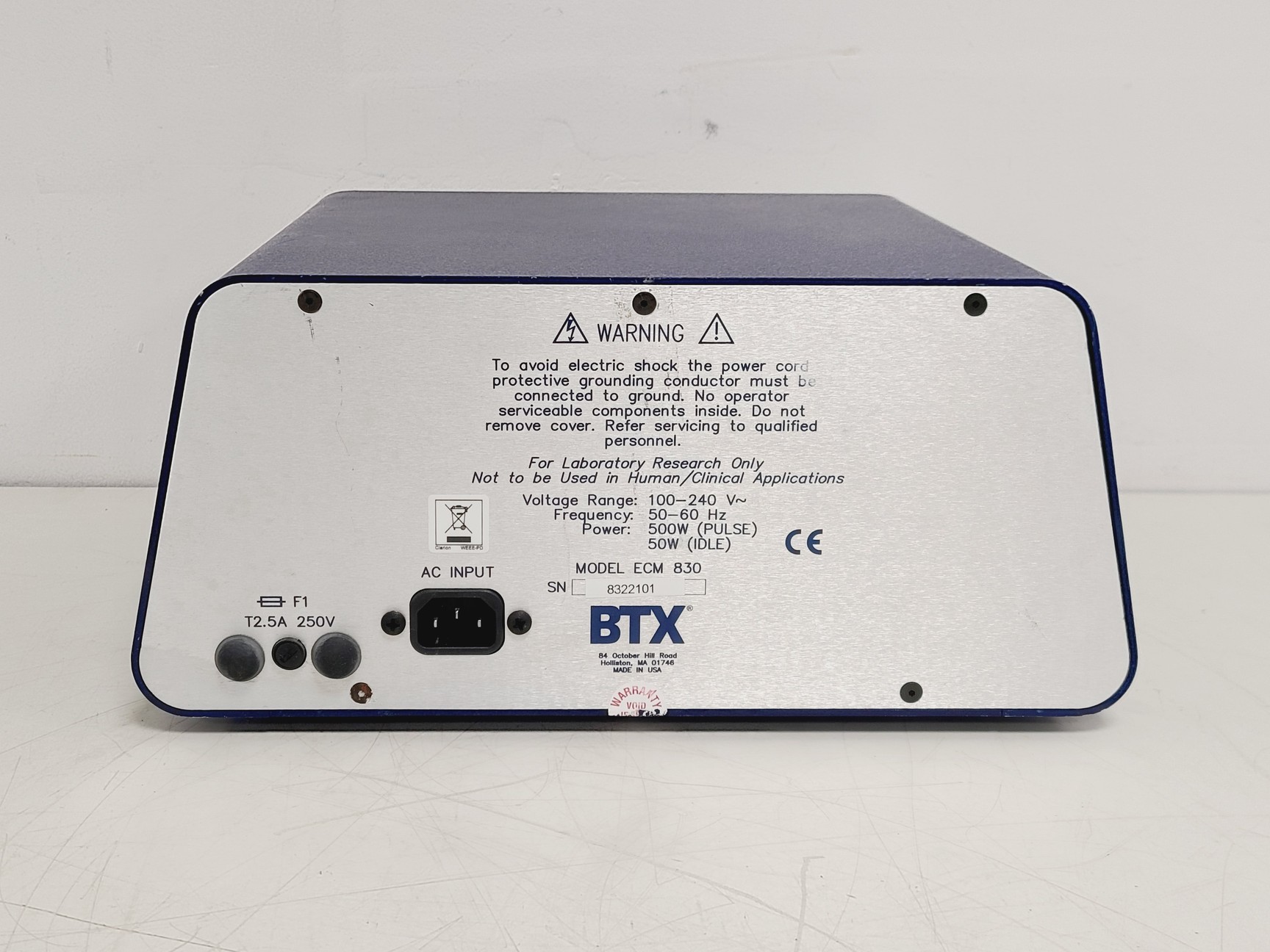 Image of BTX Harvard Apparatus ECM 830 Electro Square Porator
