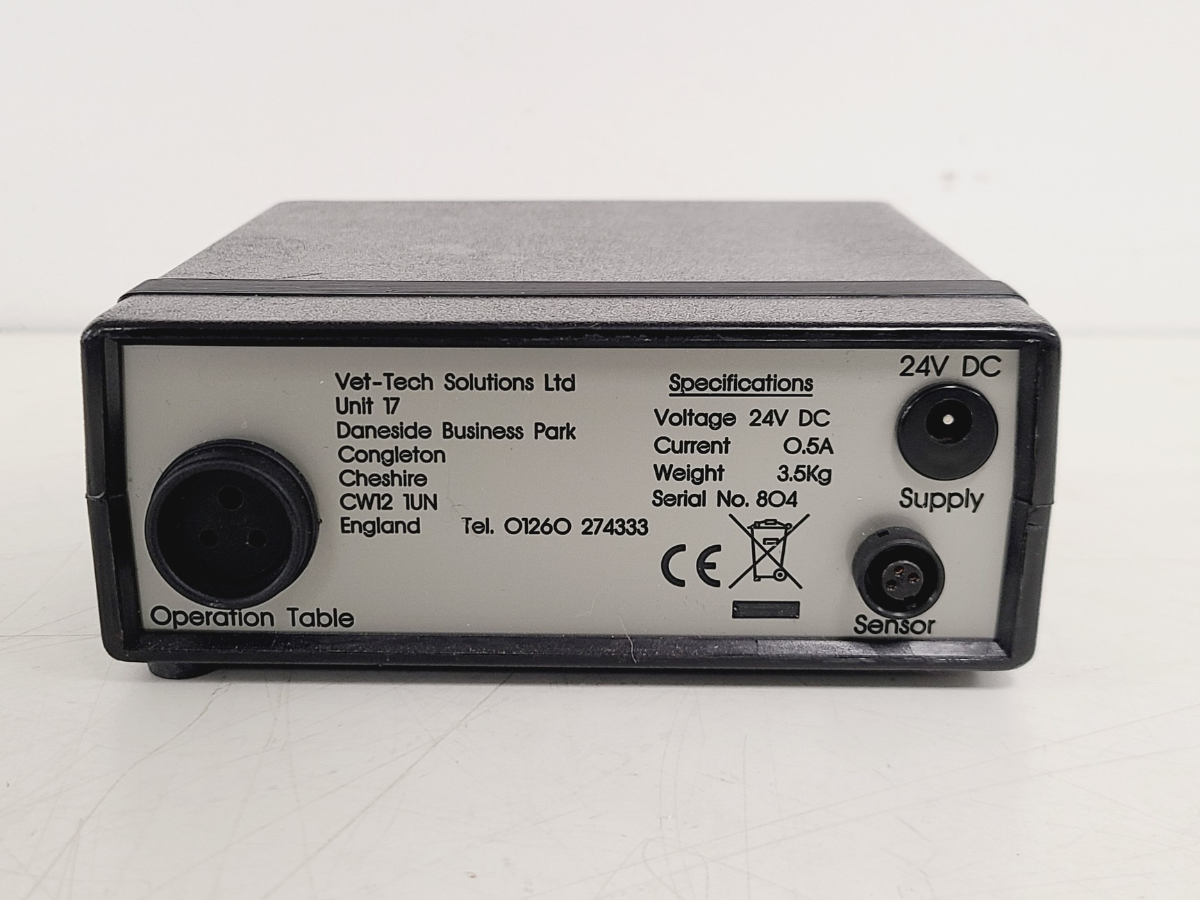 Image of Vet-Tech Solutions AN106A Temperature Controller Table