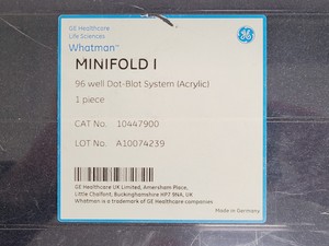 Thumbnail image of GE Healthcare Life Sciences Whatman Minifold I Dot-Blot System
