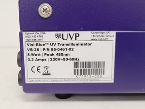 Thumbnail image of UVP Visi-Blue Transilluminator VB-26