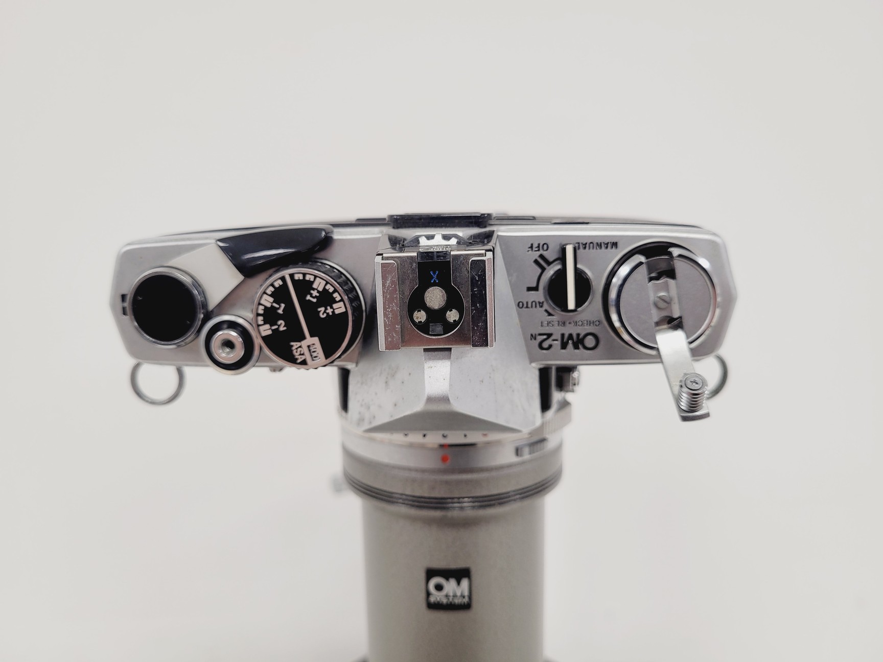 Image of Olympus CK Inverted Microscope w/ Olympus OM 2 Camera & Mount 