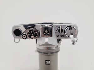 Thumbnail image of Olympus CK Inverted Microscope w/ Olympus OM 2 Camera & Mount 