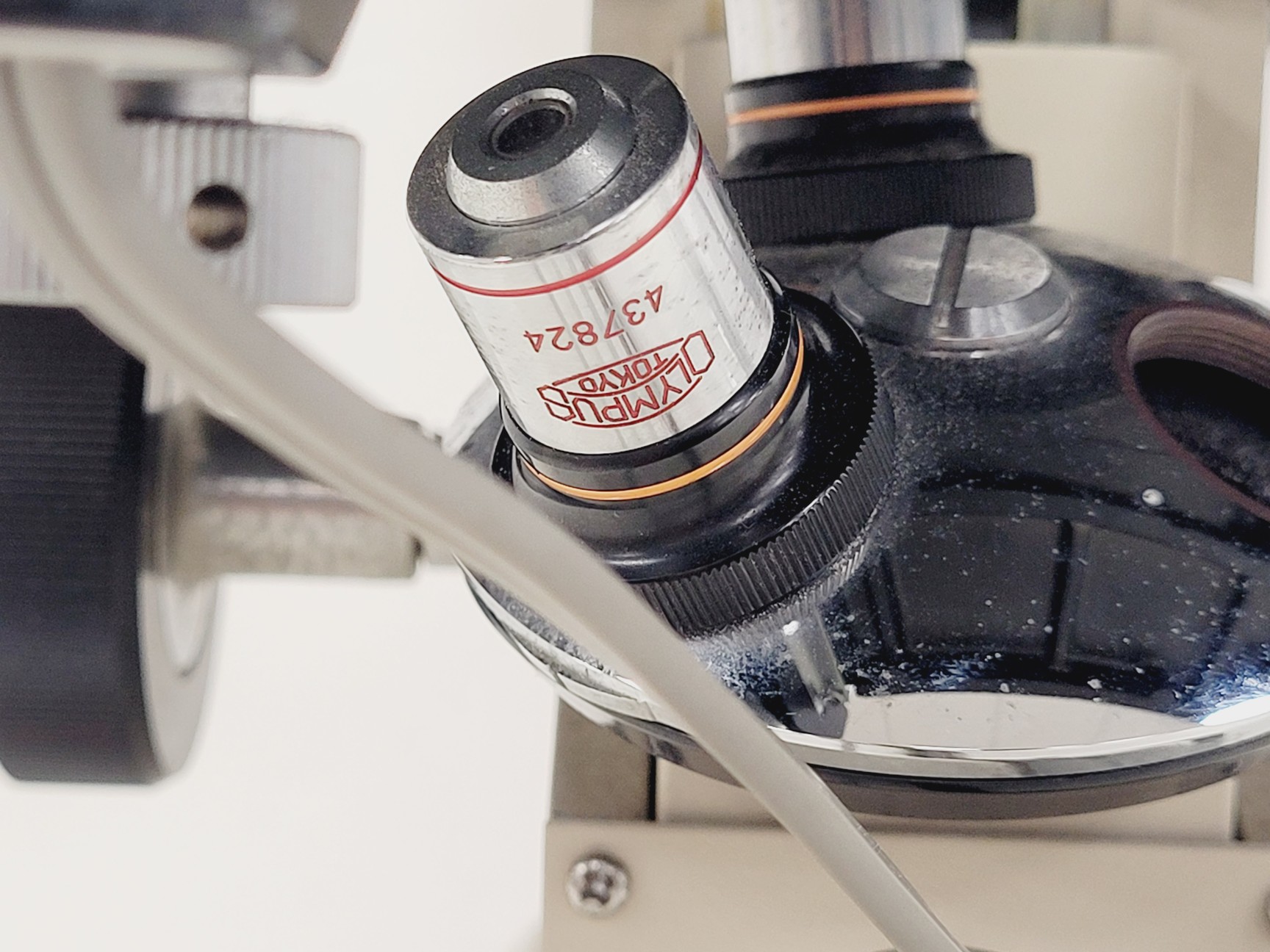 Image of Olympus CK Inverted Microscope w/ Olympus OM 2 Camera & Mount 
