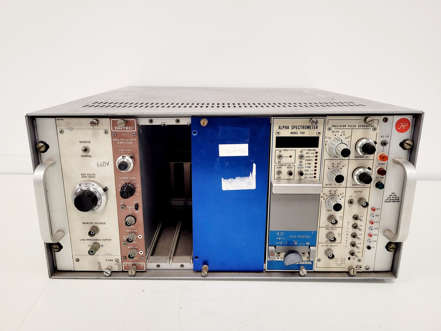 Image of Ortec Aplha Spectrometer 7401, Panax Nim EHT-10, Ortec 471 w/ Maestro Software 
