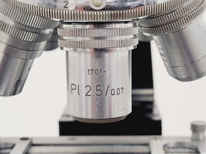 Thumbnail image of Hampshire Micro Microscope with 5 x Objectives & 2 x Periplan GF 10x Eyepieces