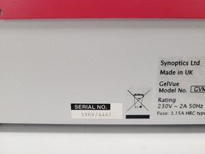 Thumbnail image of Syngene InGenius Gel Imaging System w/ GelVue GVM20 & Pulnix TM-300 Camera Lab