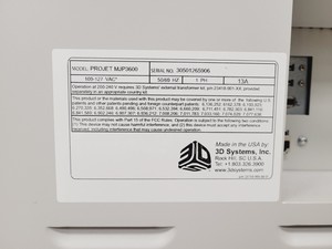Thumbnail image of ProJet MJP 3600 3D Printer