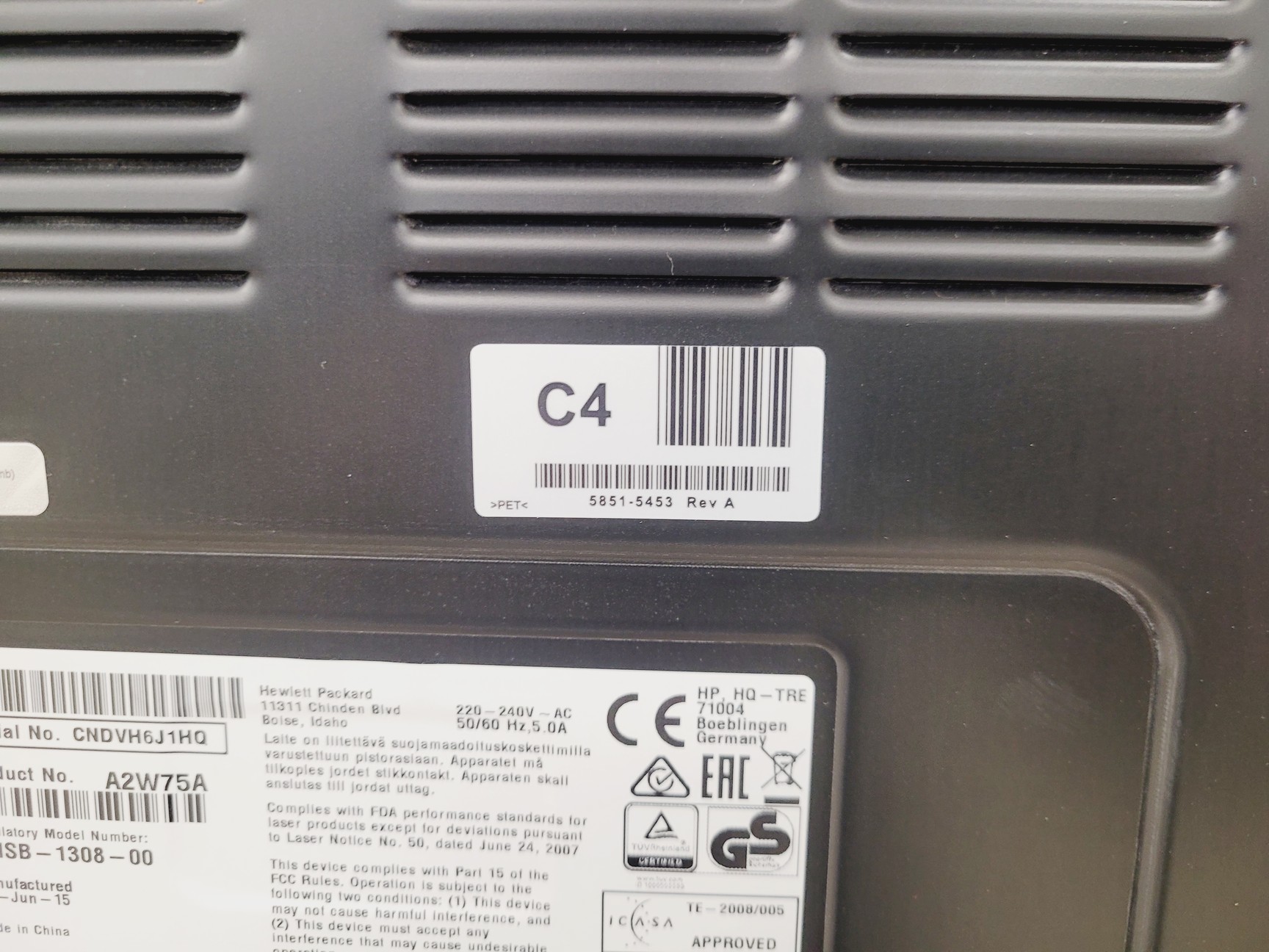 Image of HP Colour Laser Jet Flow MFP M880 Series Printer