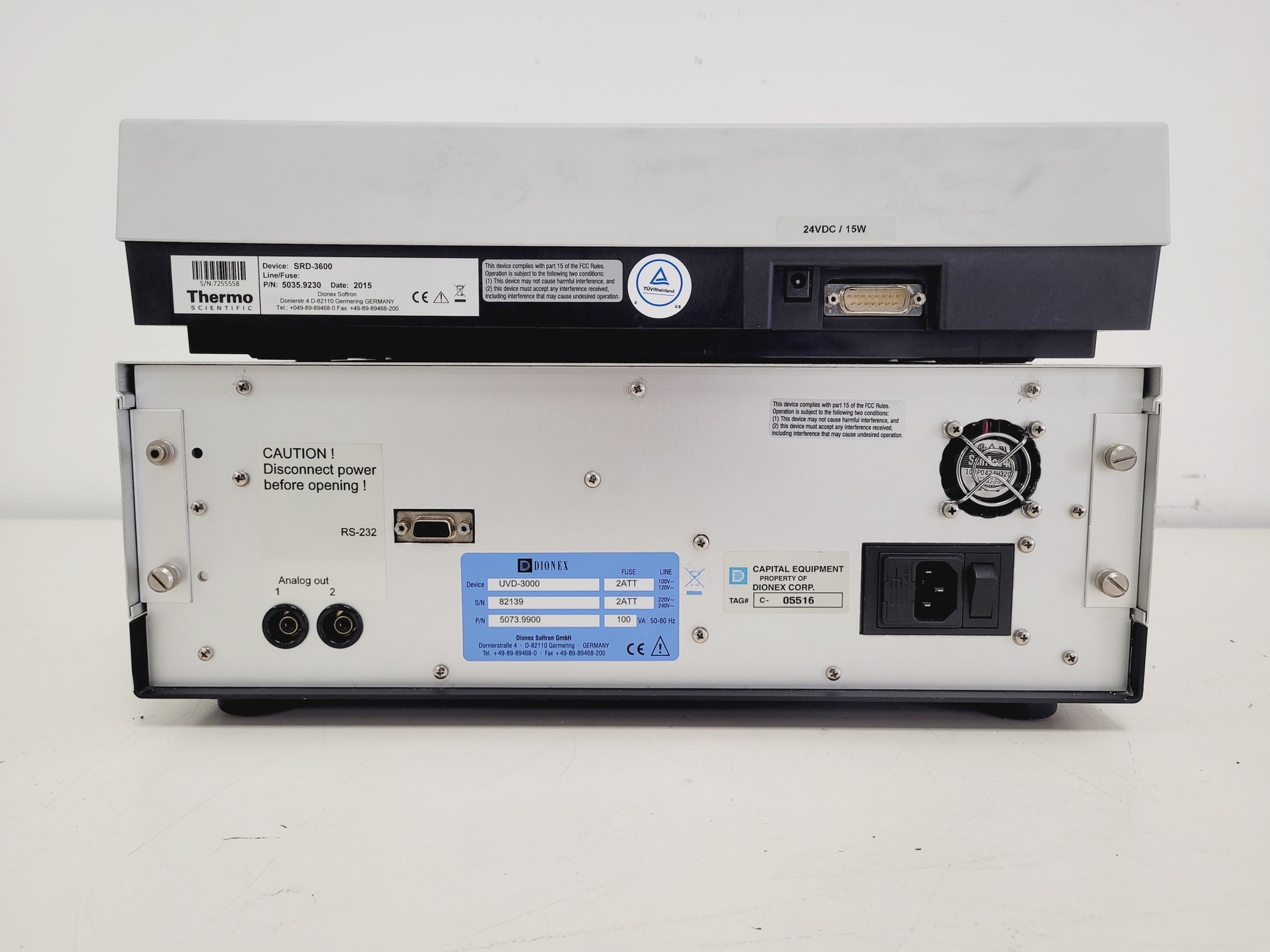 Image of Thermo Scientific UltiMate 3000 SRD-360 & Dionex UVD-3000 HPLC