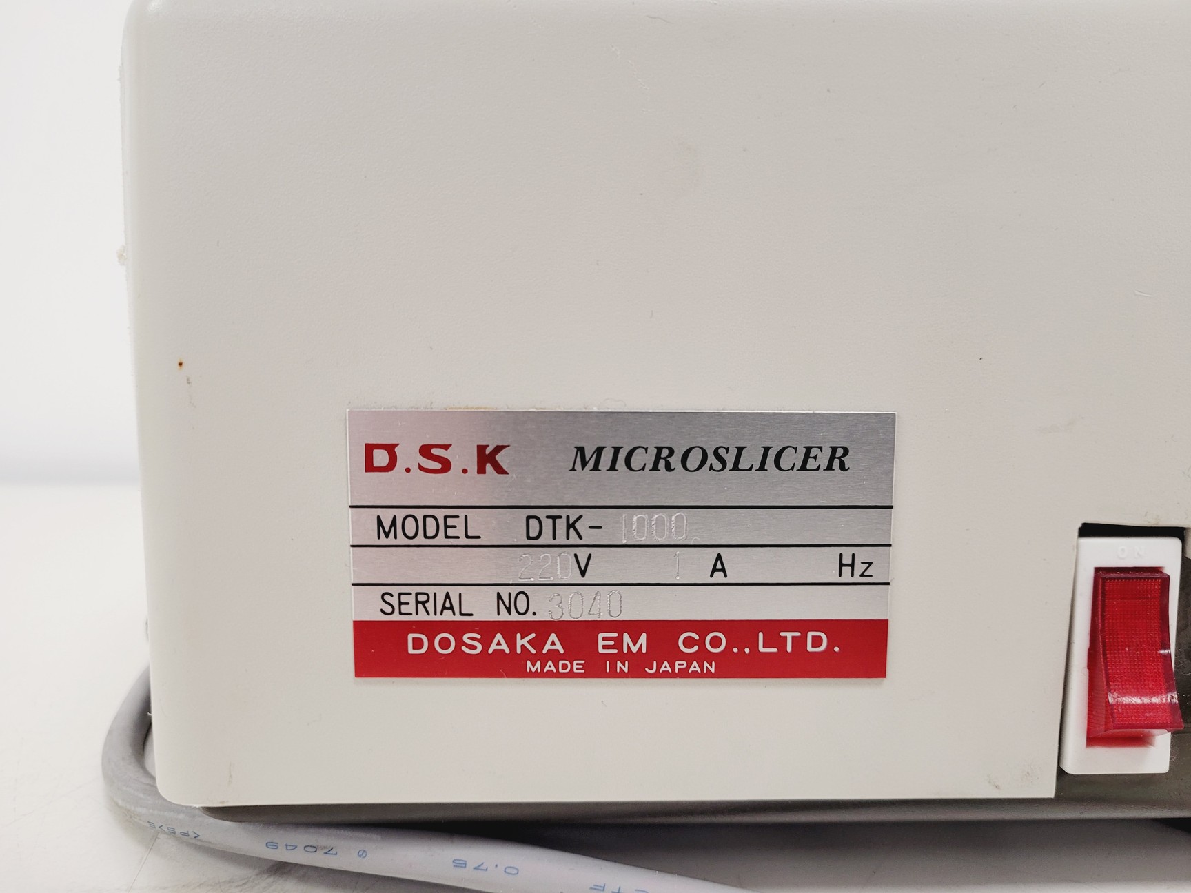 Image of D.S.K DTK-1000 Microslicer Vibrating Microtome 