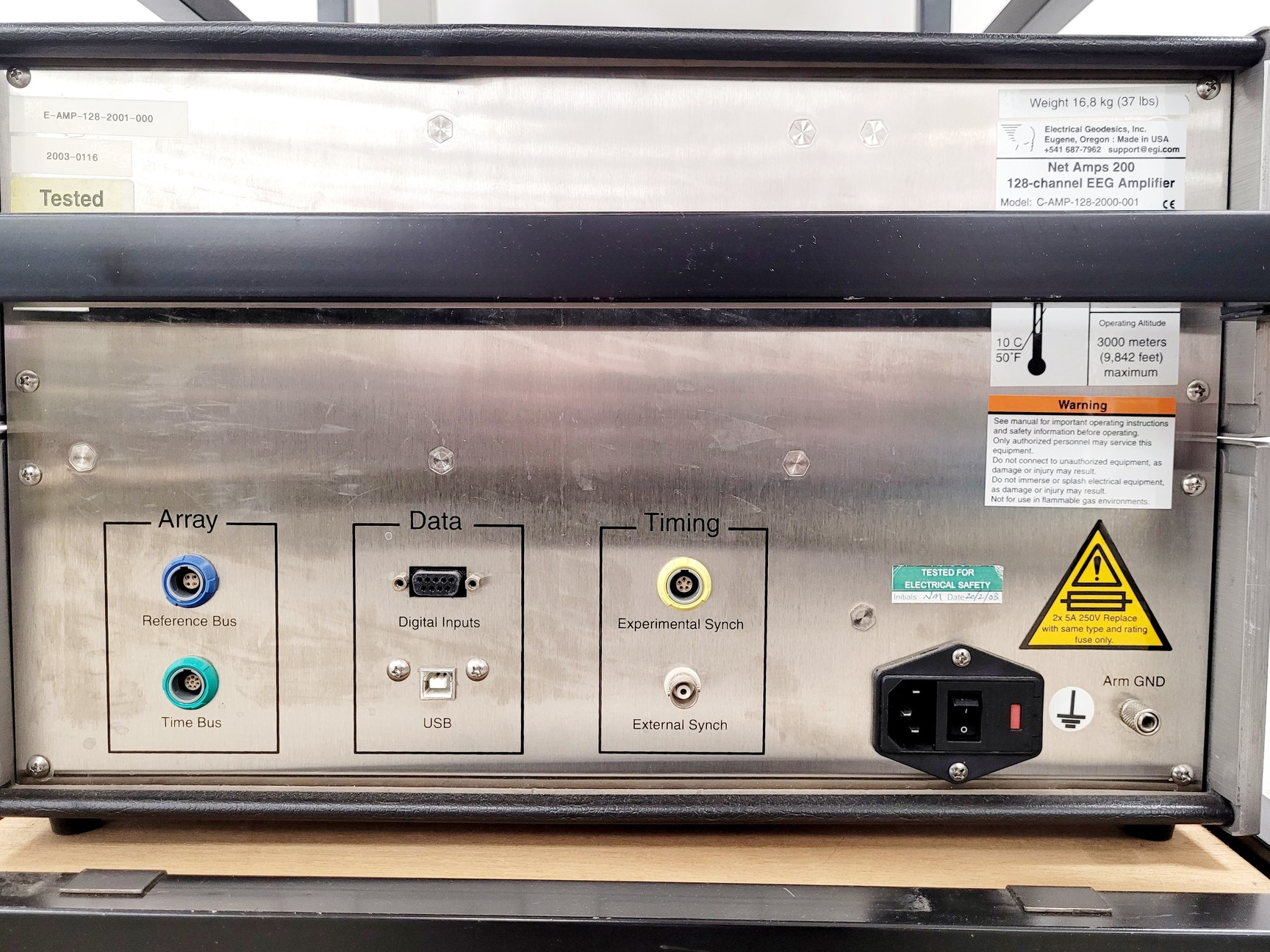 Image of EGI Net Amps 200 128-Channel EEG Amplifier Model C-AMP-128-2000-001