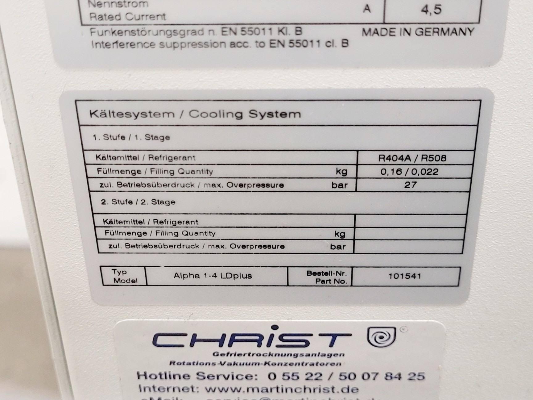 Image of Christ Alpha 1-4 LD Plus Freeze Dryer 