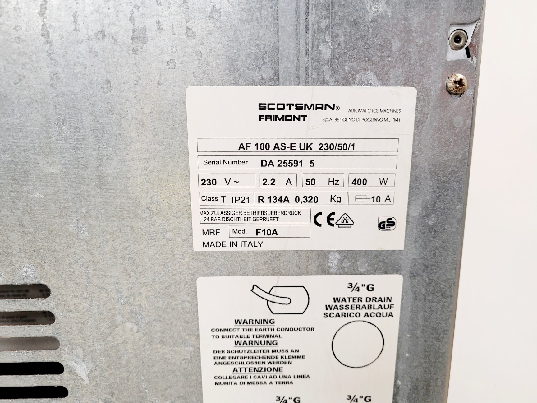 Image of Scotsman AF 100 Ice Machine Spares/Repair