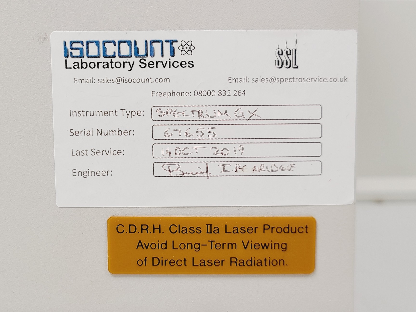 Image of Perkin Elmer Spectrum GX FT-IR 