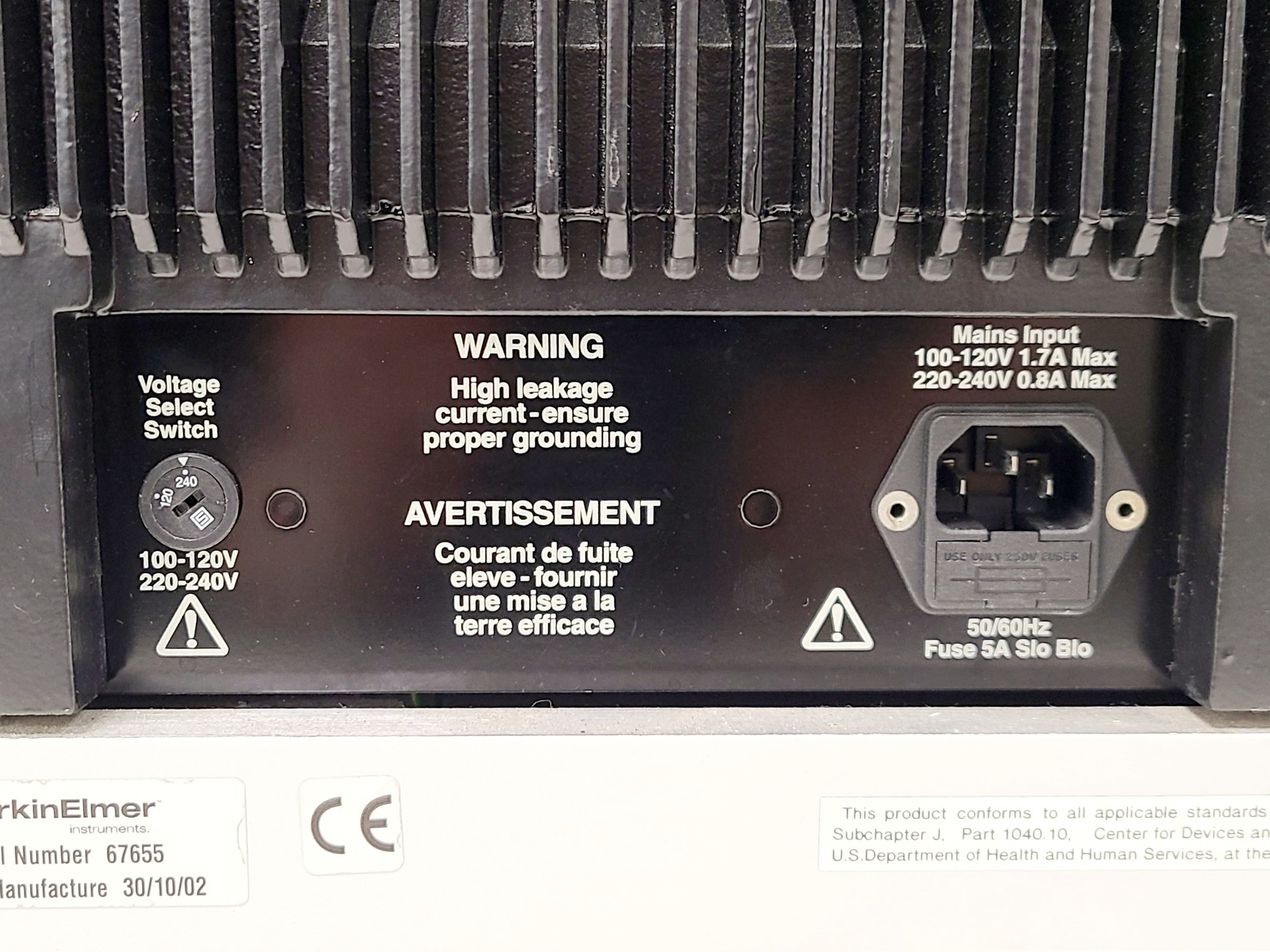 Image of Perkin Elmer Spectrum GX FT-IR 