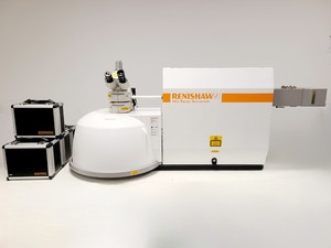 Thumbnail image of Renishaw InVia Raman Microscope System w/ 514nm & 785nm Lasers and Accessories