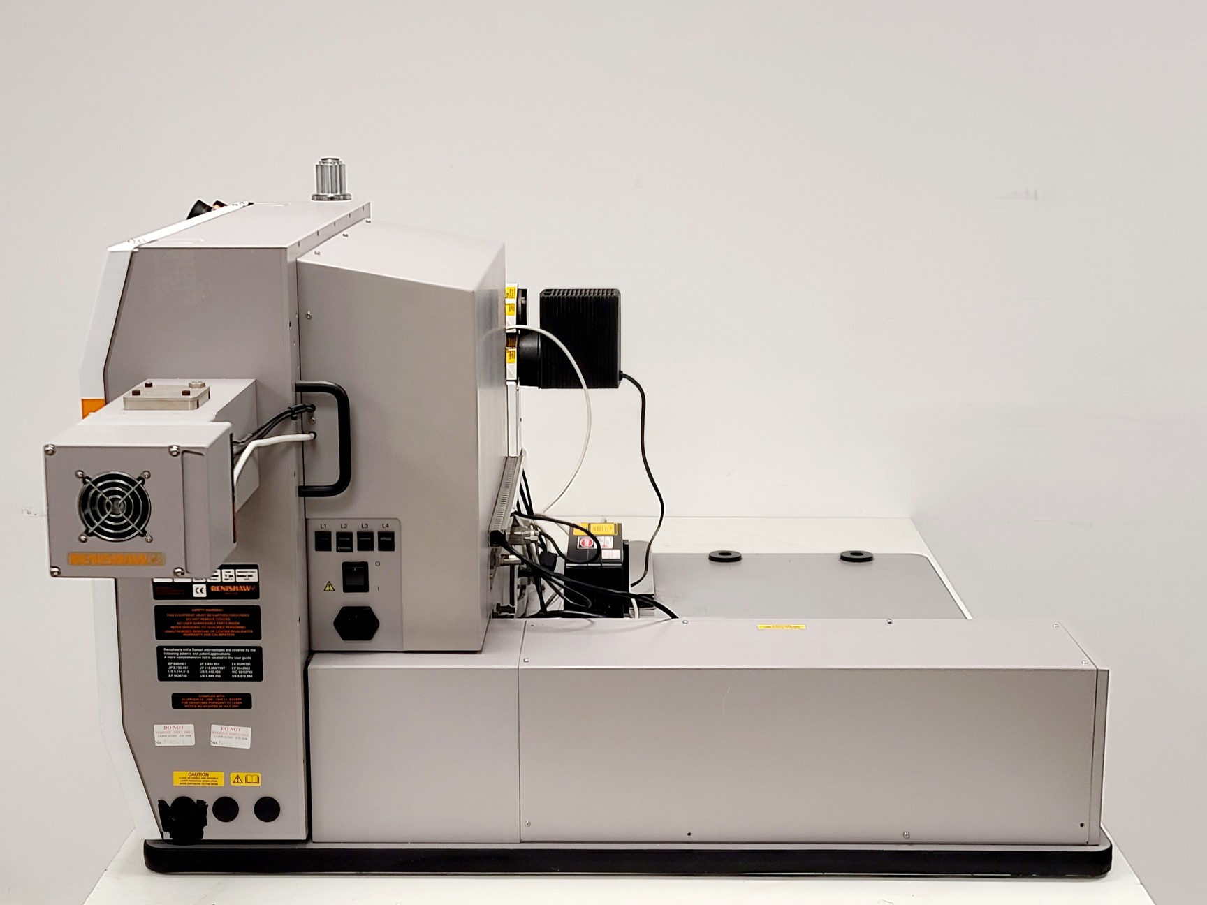 Image of Renishaw InVia Raman Microscope System w/ 514nm & 785nm Lasers and Accessories