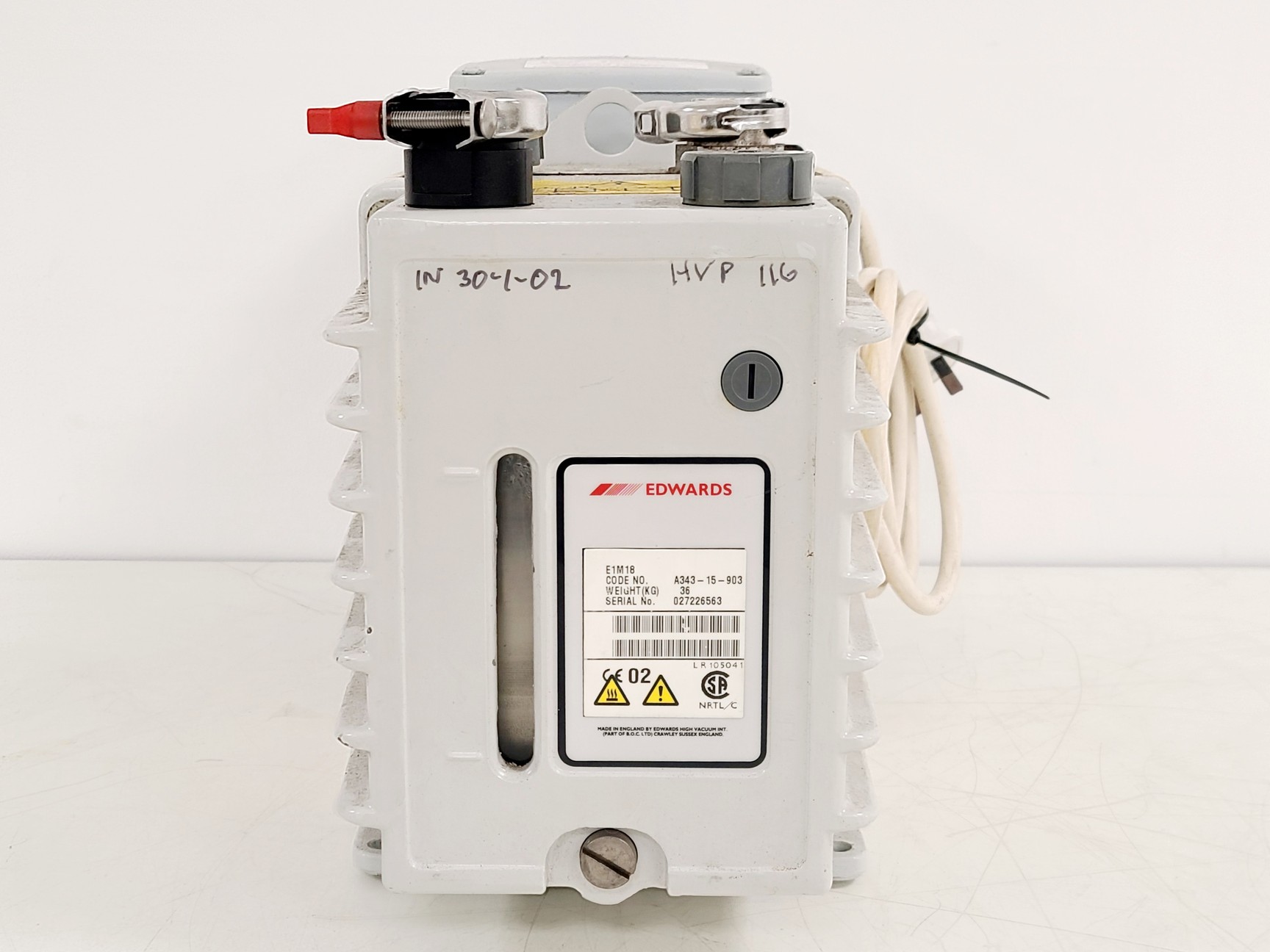 Image of Vacuum Chamber/Tank with Edwards Pump E1M18 & Internal Enclosure 600 kg 