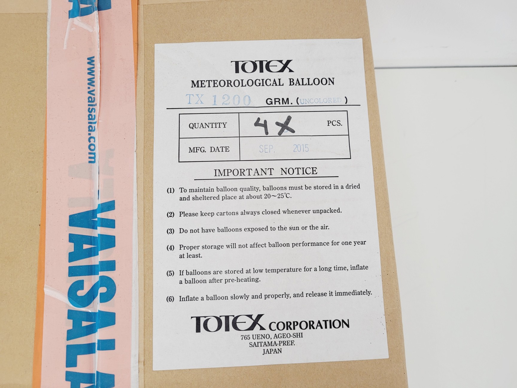 Image of Vaisala MW41 Radio Sounding System with Consumables & Accessories