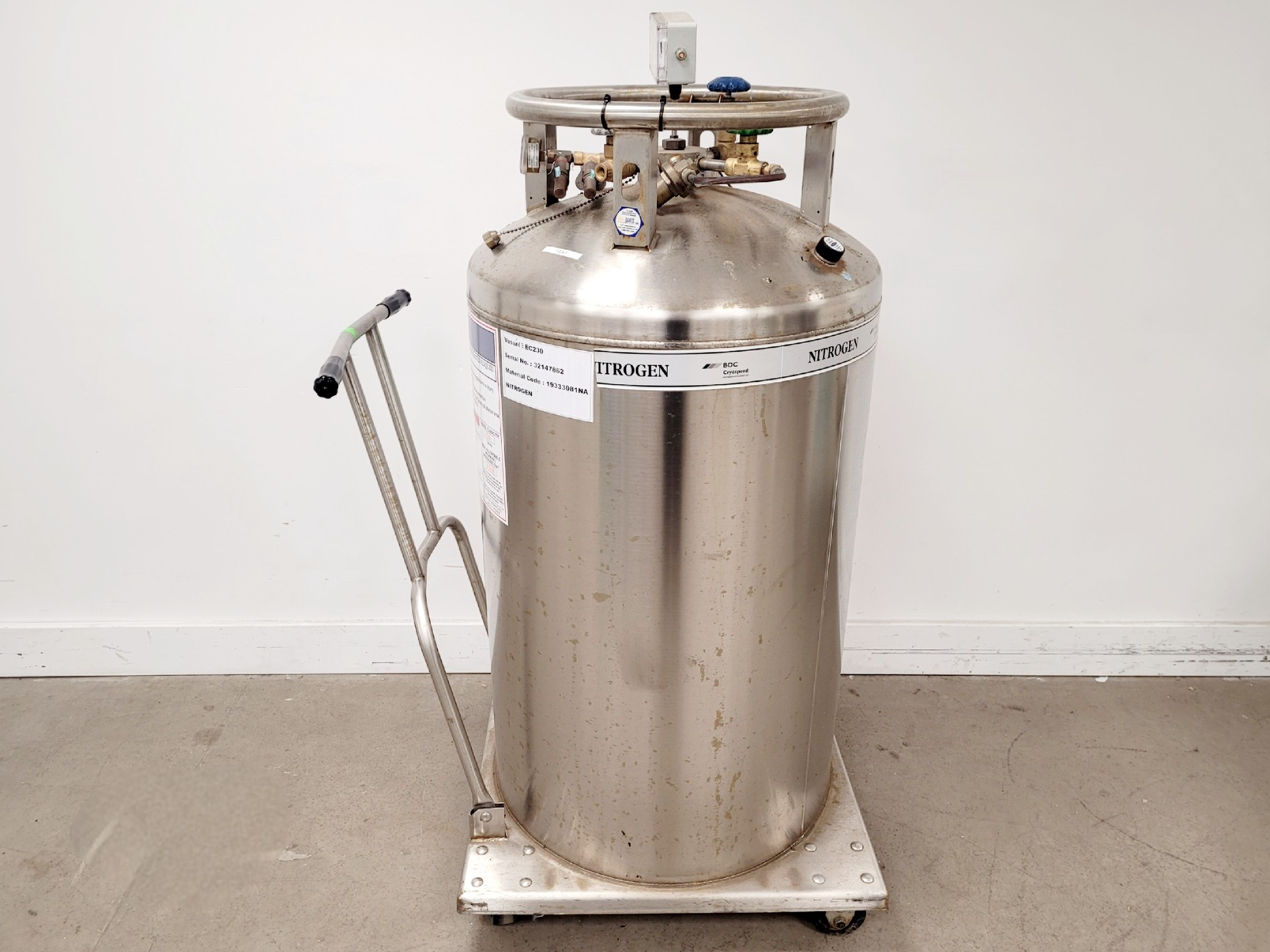 Image of MVE Chart Eurocyl EC230 Liquid Nitrogen Dewar 2021
