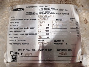 Thumbnail image of MVE Chart Eurocyl EC230 Liquid Nitrogen Dewar 2021