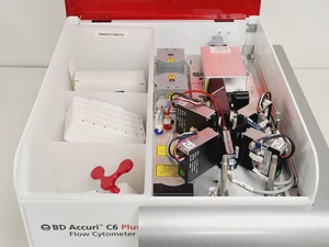 Thumbnail image of BD Accuri C6 Plus Flow Cytometer System w/ Cleaning/Waste Bottles & Accessories
