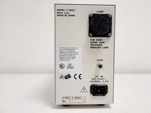Thumbnail image of Nikon Mercury Lamp and Controller Type C-SHG 1