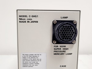Thumbnail image of Nikon Mercury Lamp and Controller Type C-SHG 1