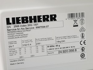 Thumbnail image of Liebherr GN 2566 Laboratory Freezer