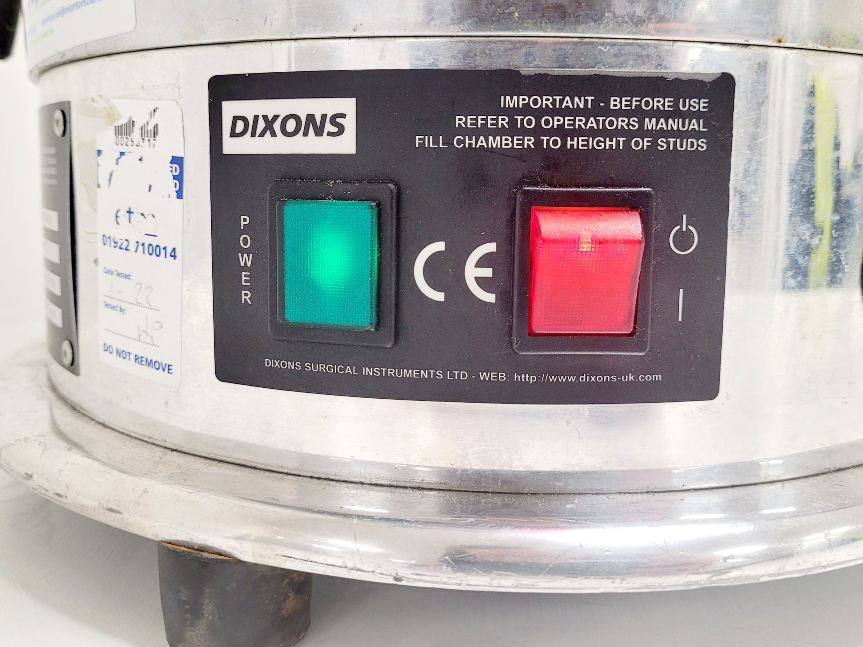 Image of Dixons ST 19 T Portable Autoclave