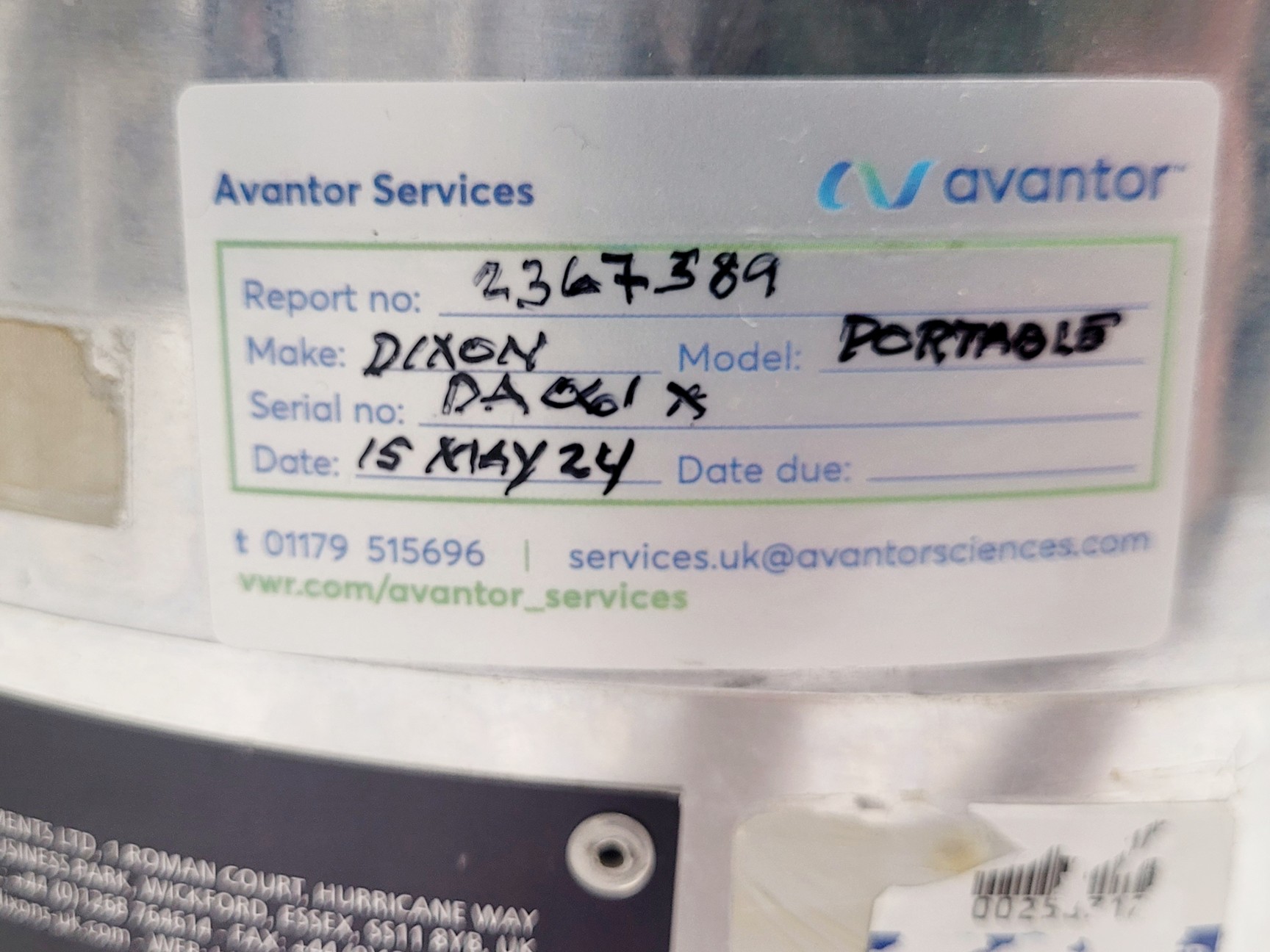 Image of Dixons ST 19 T Portable Autoclave