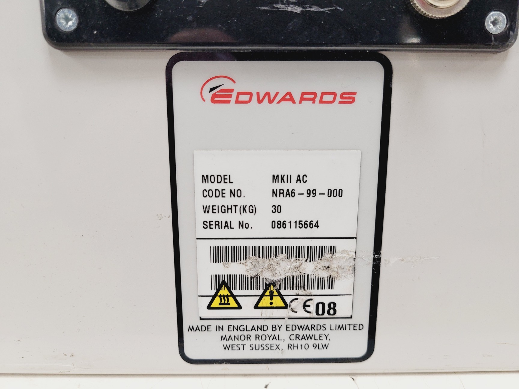 Image of Edwards MKII AC Acoustic Enclosure Code No. NRA6-99-000