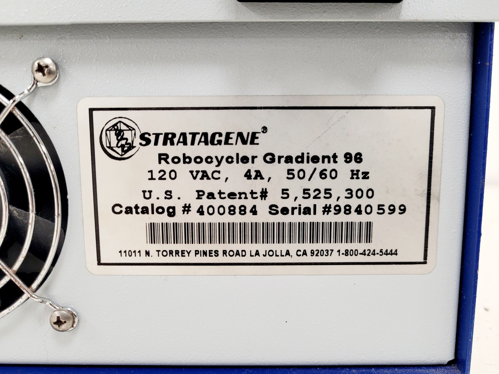 Image of Stratagene RoboCycler Gradient 96 Thermal Cycler