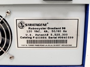 Thumbnail image of Stratagene RoboCycler Gradient 96 Thermal Cycler