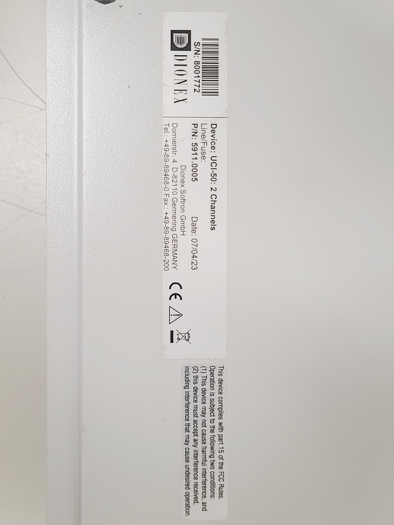 Image of Dionex Ultimate 3000 HPLC Modules, 3000 Pumps, VWD, Control / Interface Module