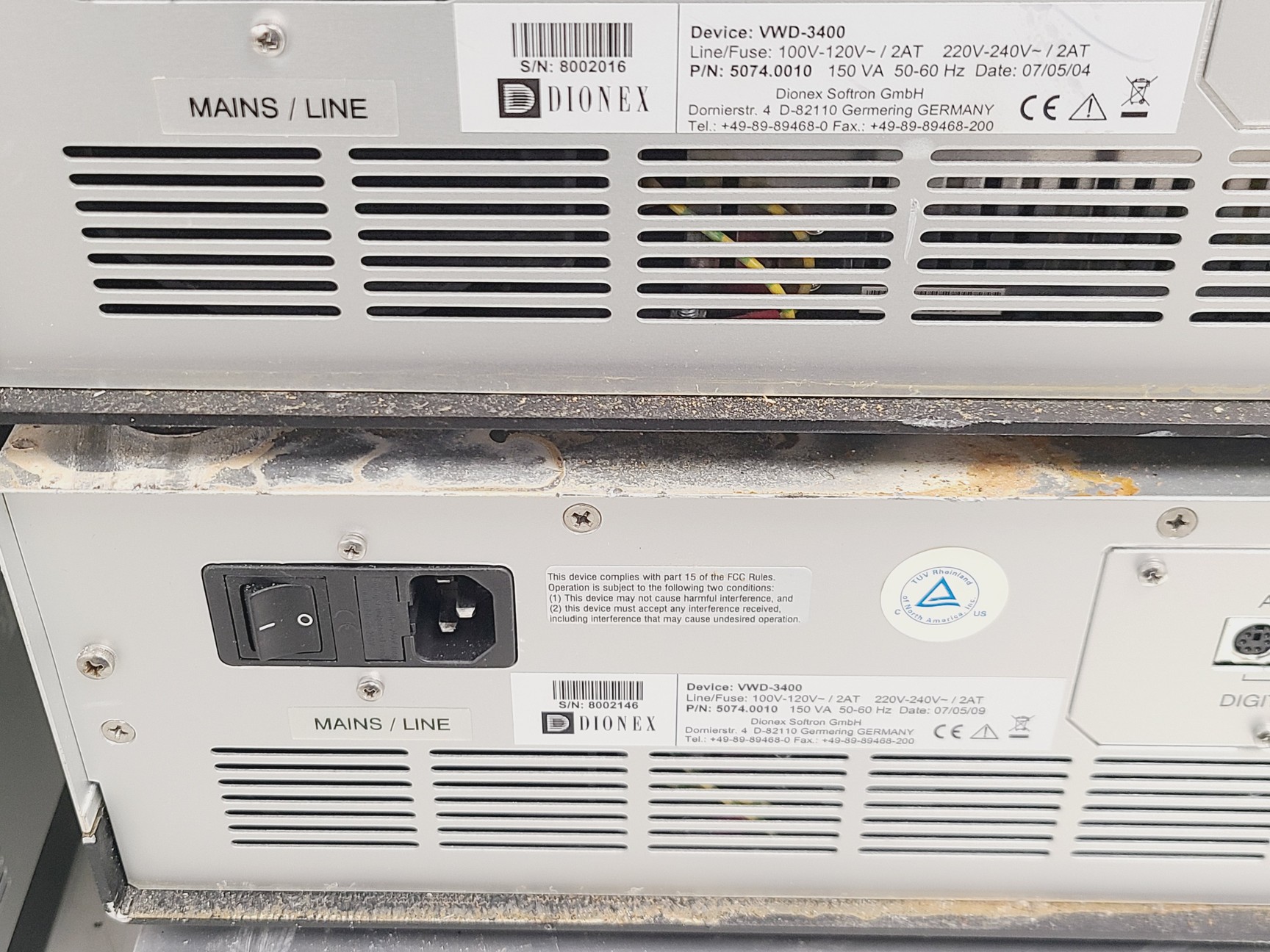 Image of Dionex Ultimate 3000 HPLC Modules, 3000 Pumps, VWD, Control / Interface Module