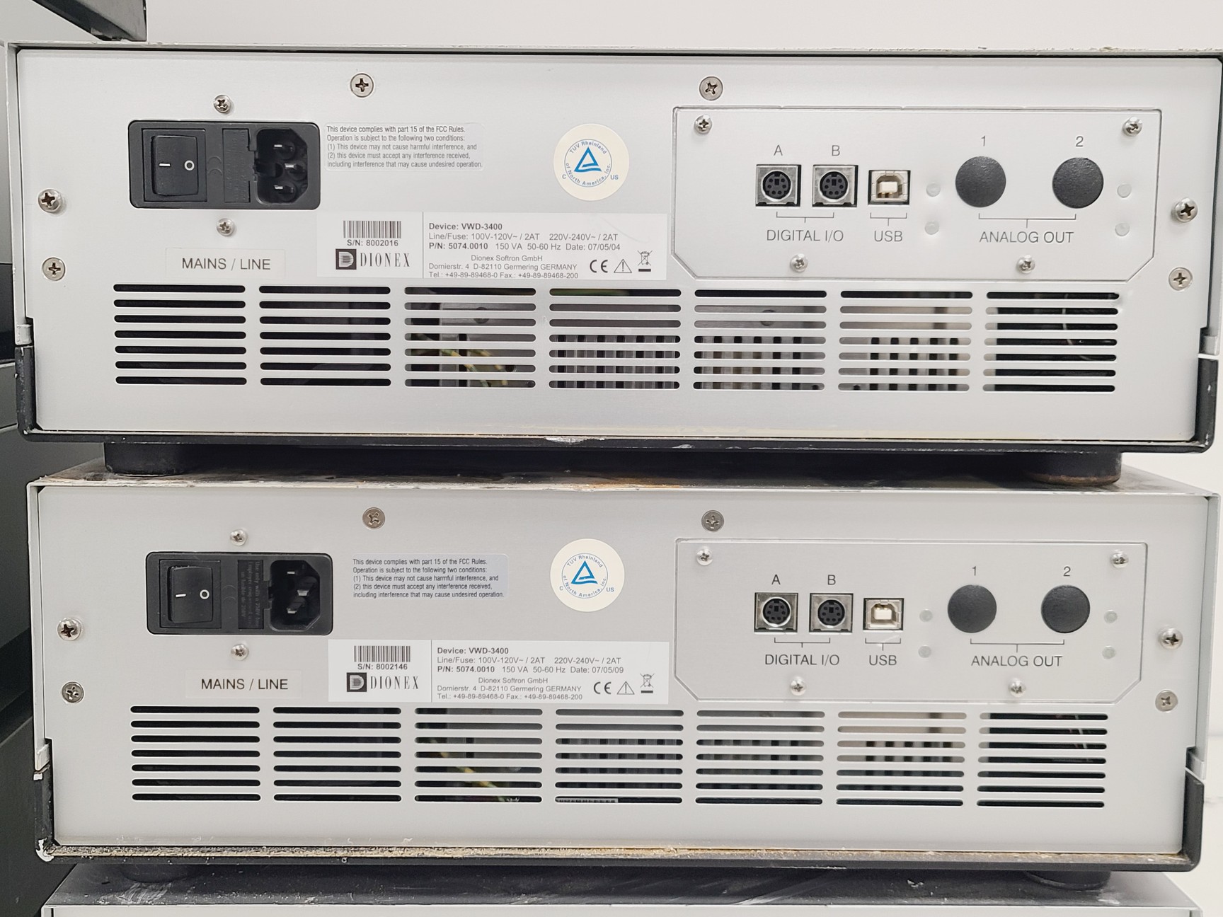 Image of Dionex Ultimate 3000 HPLC Modules, 3000 Pumps, VWD, Control / Interface Module