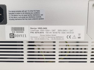 Thumbnail image of Dionex Ultimate 3000 HPLC Modules, 3000 Pumps, VWD, Control / Interface Module