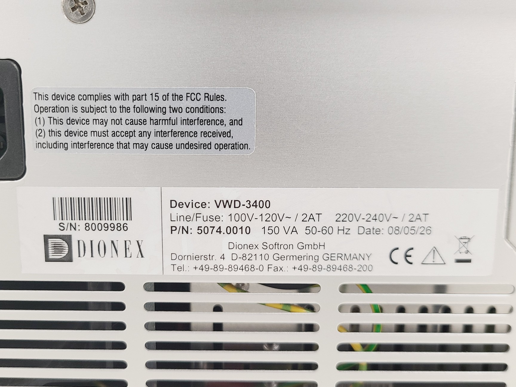 Image of Dionex Ultimate 3000 HPLC Modules, 3000 Pumps, VWD, Control / Interface Module