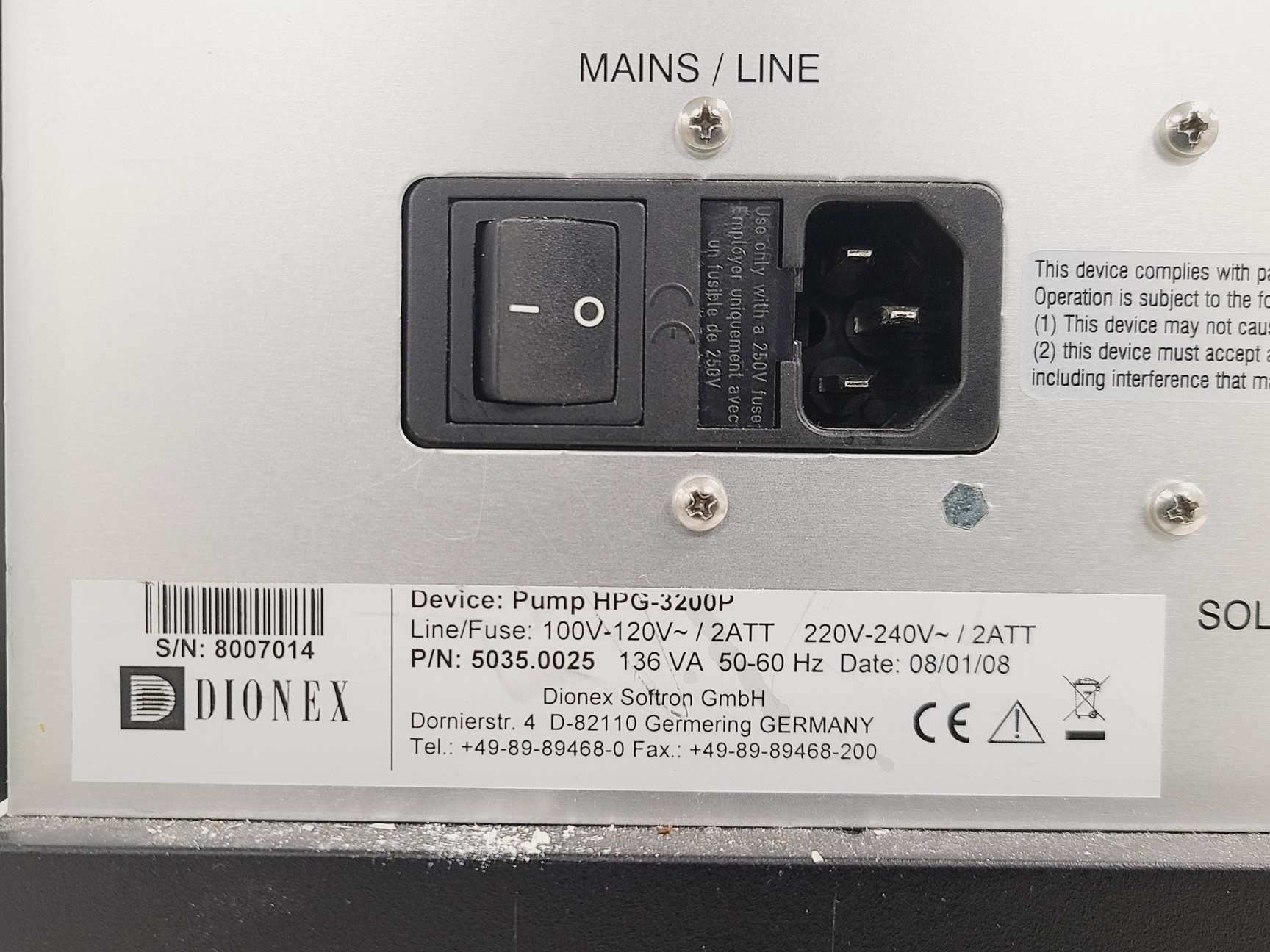 Image of Dionex Ultimate 3000 HPLC Modules, 3000 Pumps, VWD, Control / Interface Module