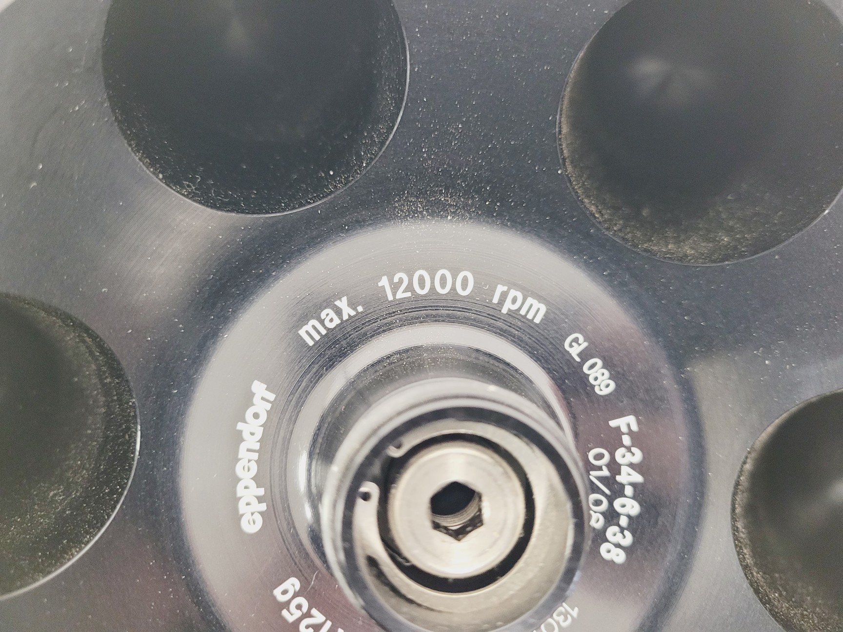 Image of Eppendorf F-34-6-38 Fixed-Angle Rotor 12000rpm