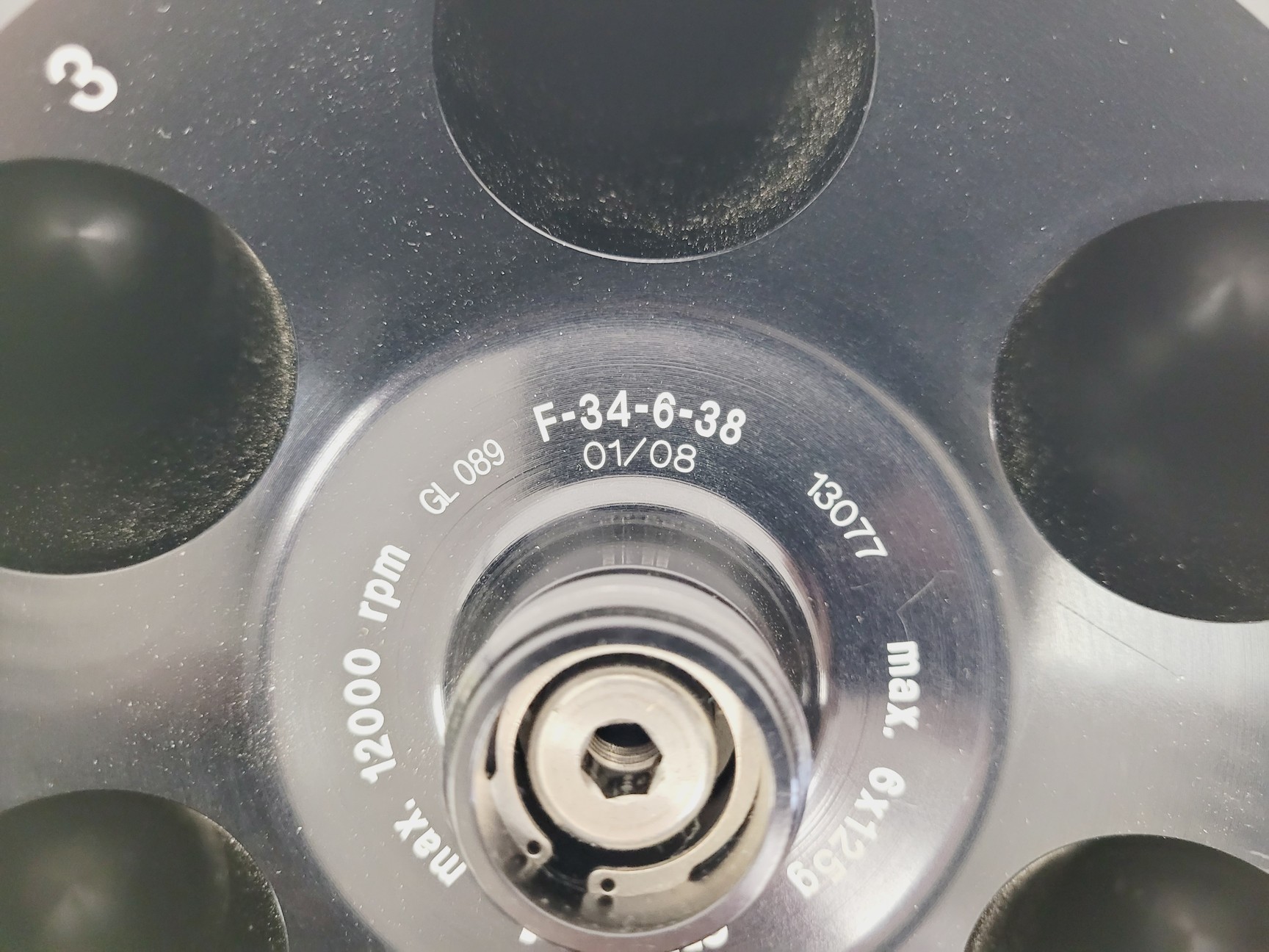 Image of Eppendorf F-34-6-38 Fixed-Angle Rotor 12000rpm