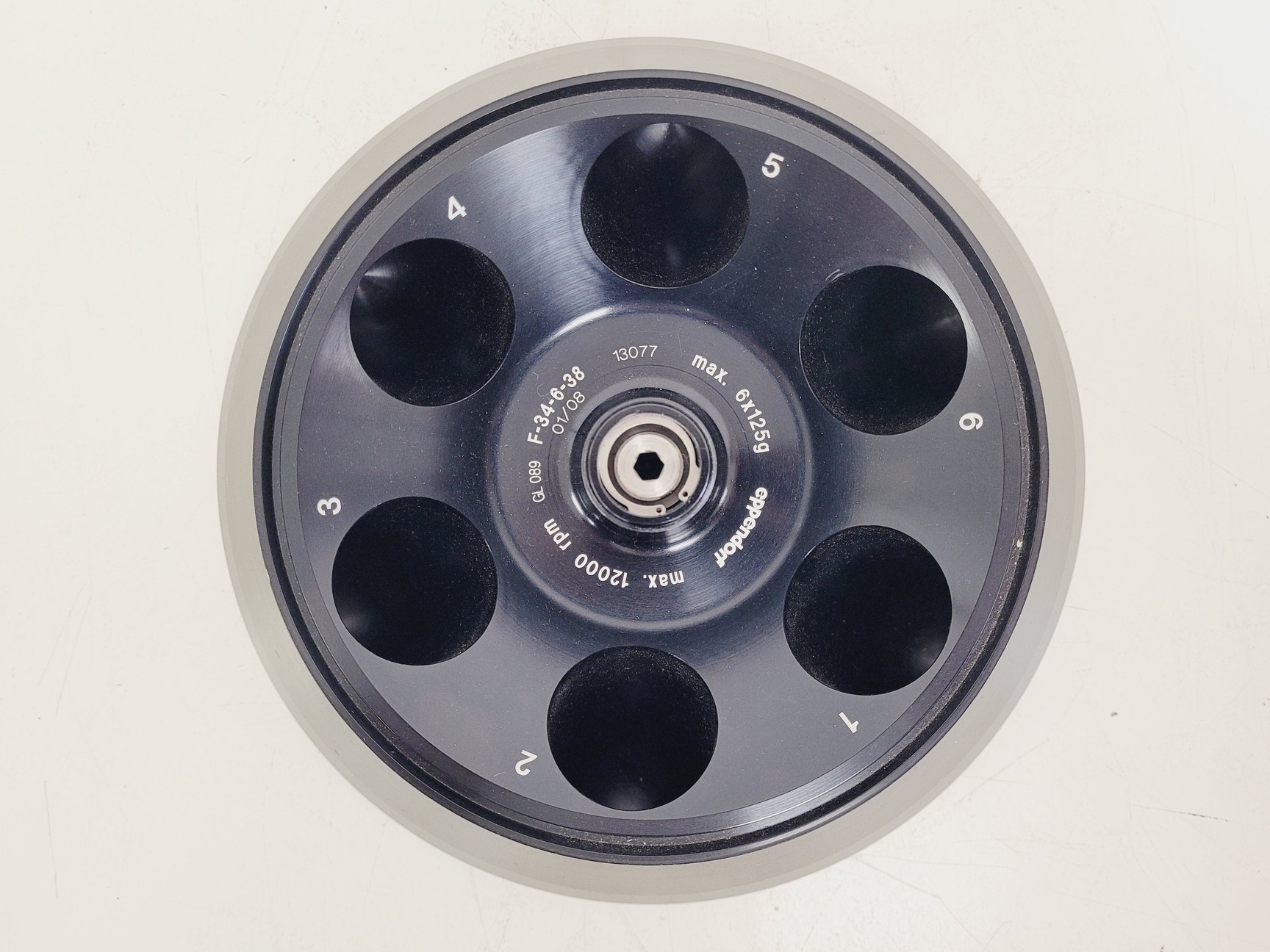 Image of Eppendorf F-34-6-38 Fixed-Angle Rotor 12000rpm