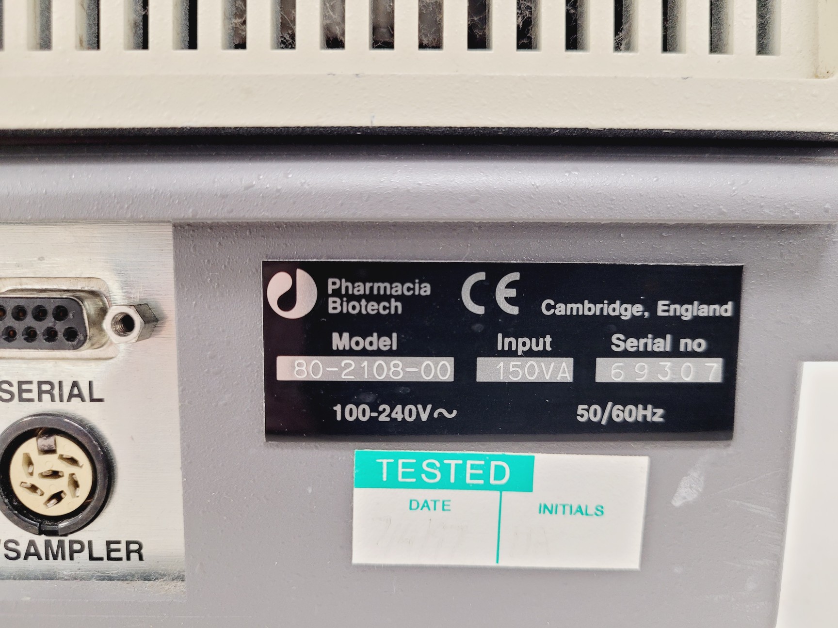 Image of Pharmacia Biotech Ultrospec 4000 UV/Visible Spectrophotometer