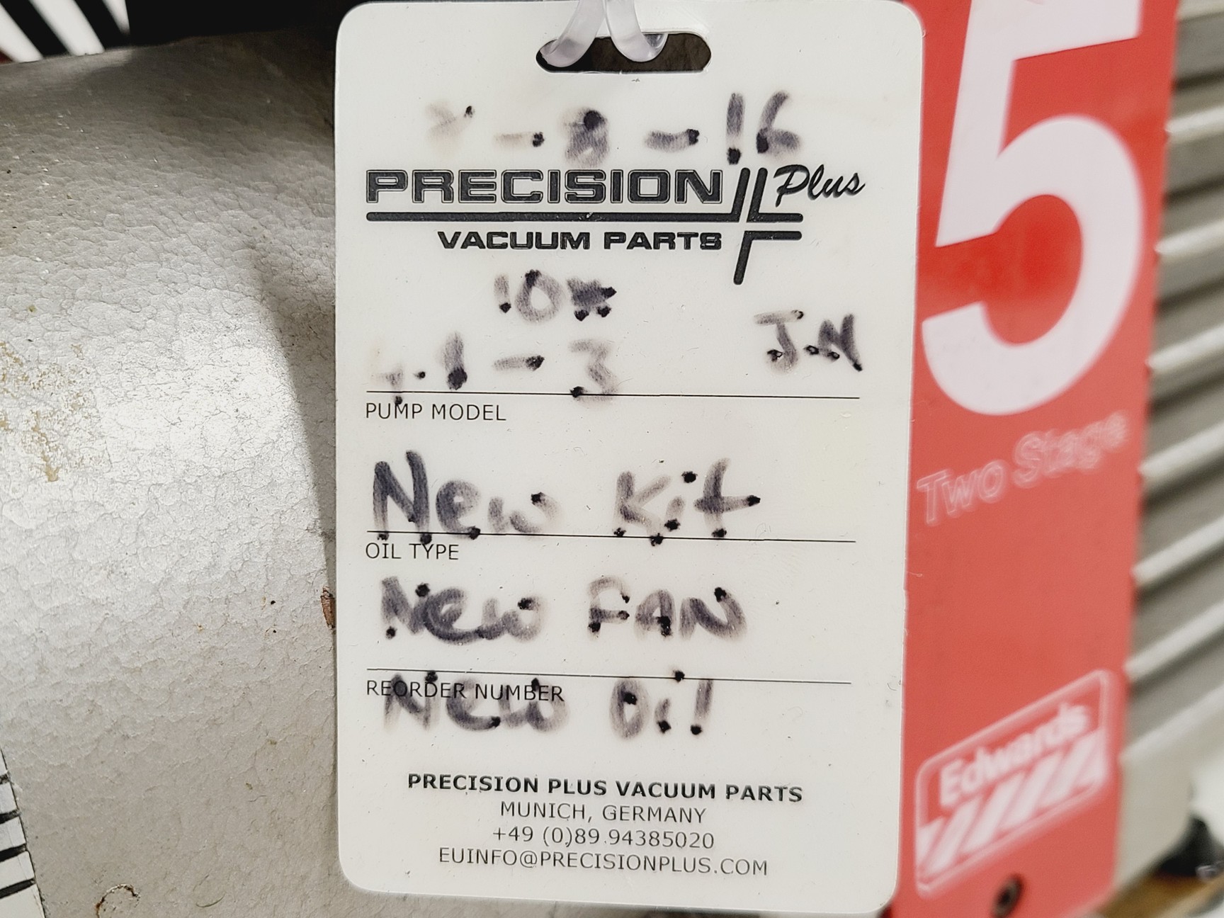 Image of Edwards 5 Two Stage E2M5 High Vacuum Pump