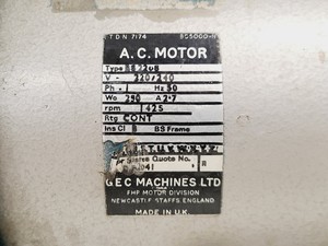 Thumbnail image of Edwards 5 Two Stage E2M5 High Vacuum Pump
