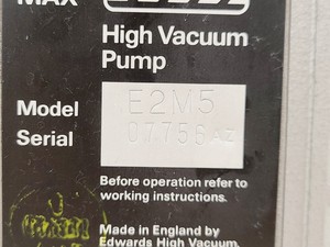 Thumbnail image of Edwards 5 Two Stage E2M5 High Vacuum Pump