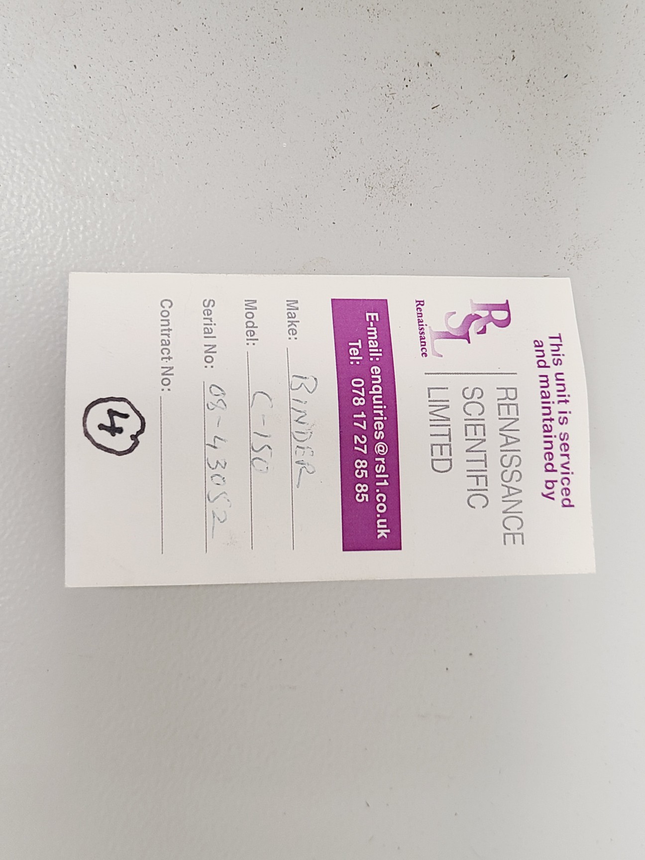 Image of Binder C150 C02 Laboratory Incubator 