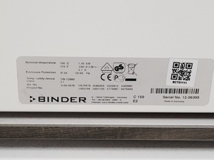 Thumbnail image of Binder C150 C02 Laboratory Incubator Double Stack