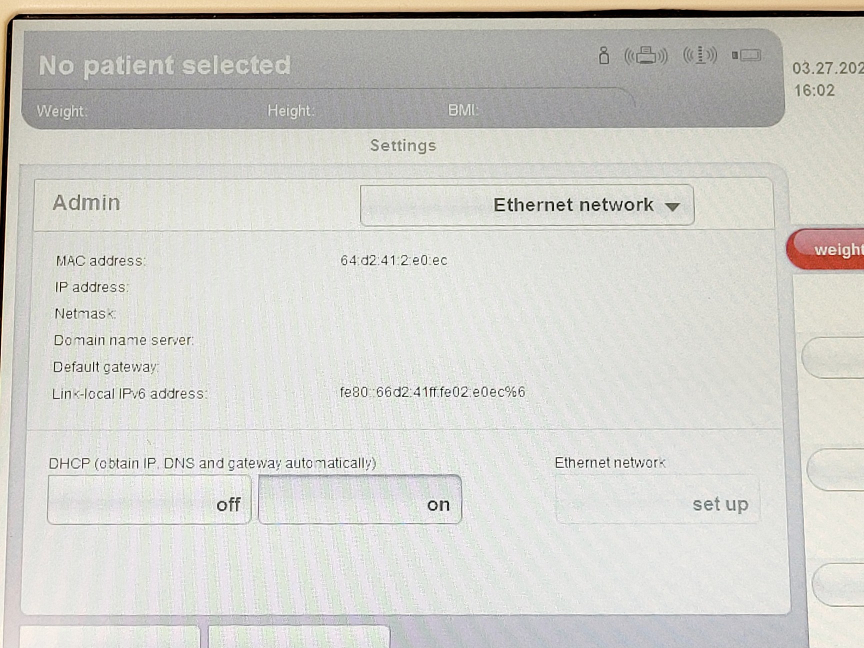 Image of Seca Model 5157021099 Medical Body Composition Analyzer